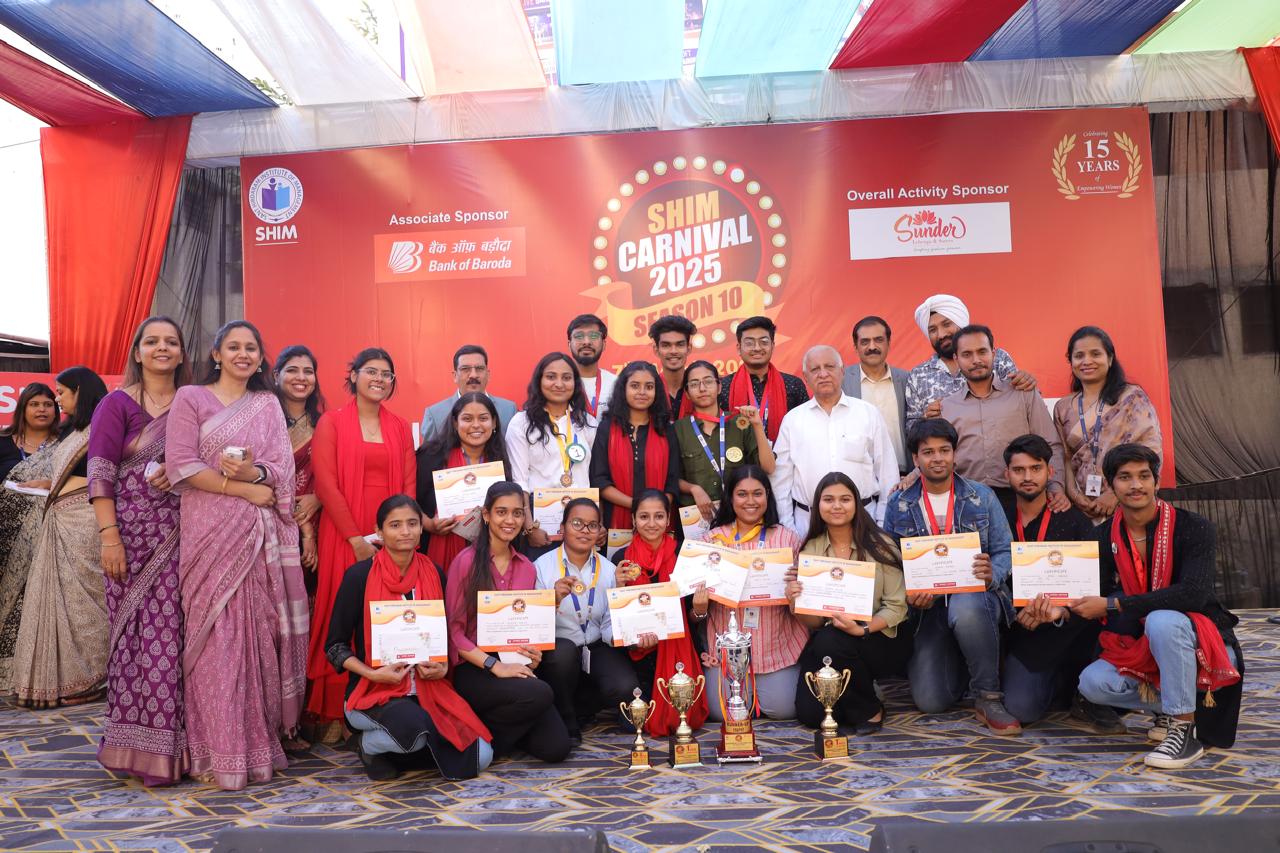 संत हिरदाराम इंस्टीट्यूट ऑफ मैनेजमेंट के कार्निवाल में कला, संस्कृति और उत्साह का संगम दिखा, जहां 30+ कॉलेजों और 3000+ प्रतिभागियों ने 8 इवेंट्स में अपनी प्रतिभा का जलवा बिखेरा।