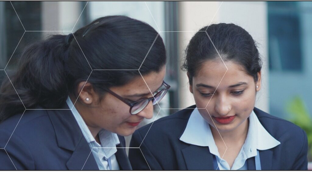 woman seeking an MBA or BBA program